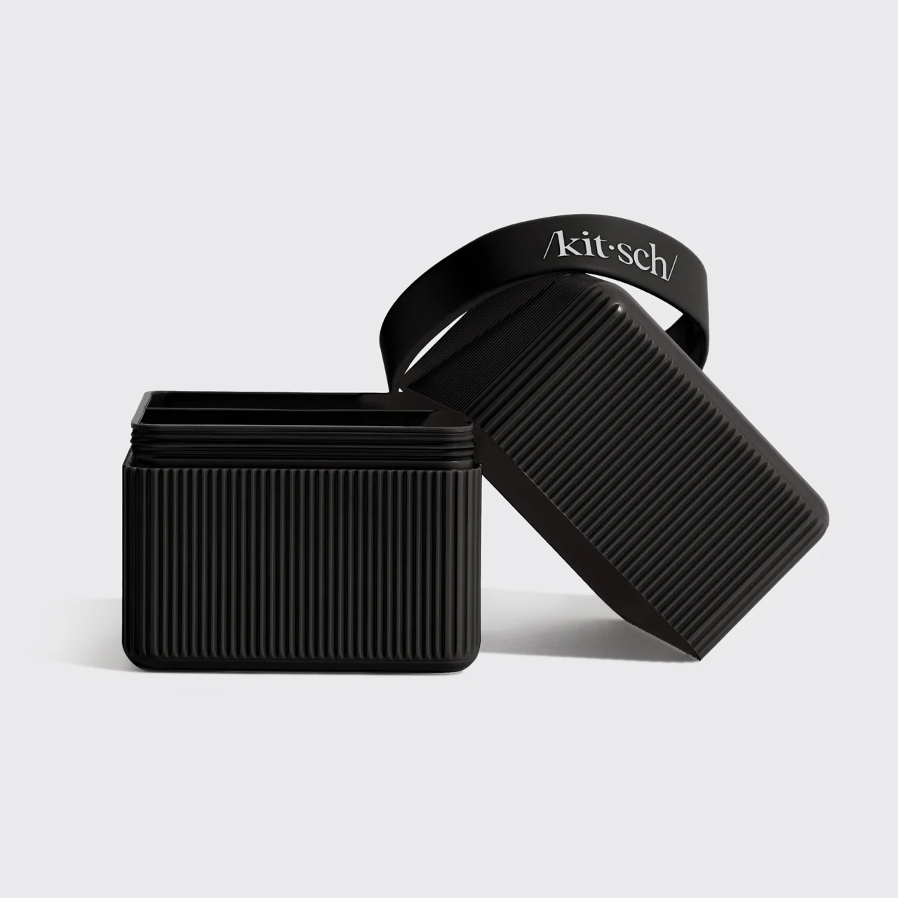 2-Compartment Travel Case - Black - Image 4