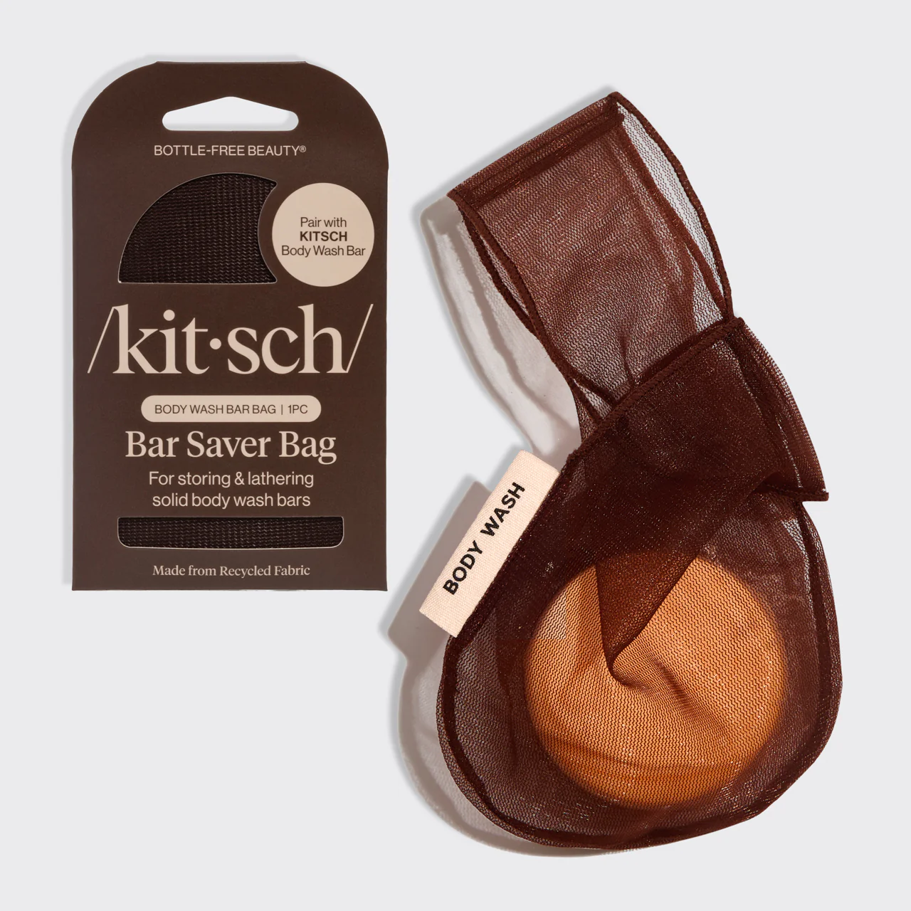 Chocolate Body Wash Bar Bag