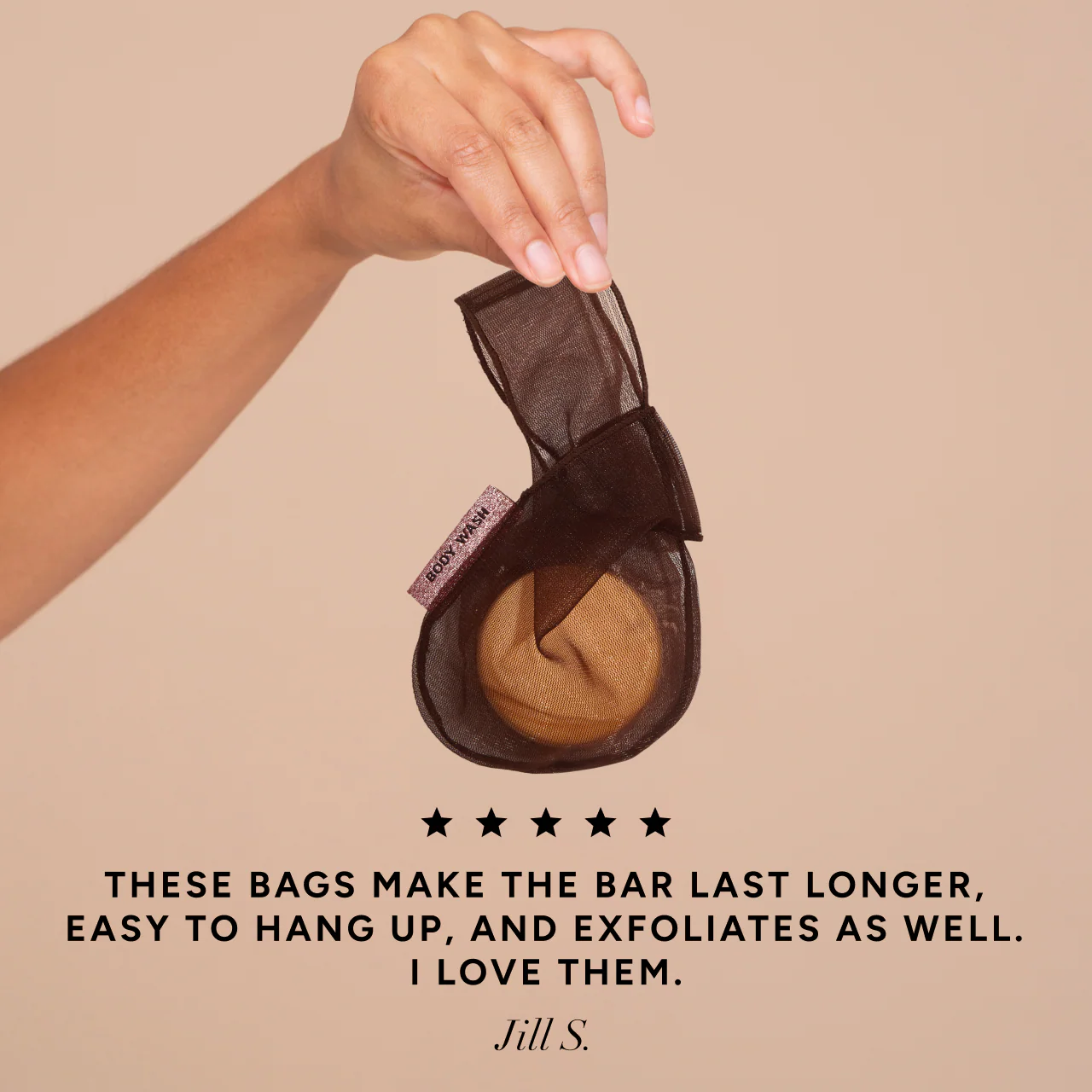 Chocolate Body Wash Bar Bag - Image 2
