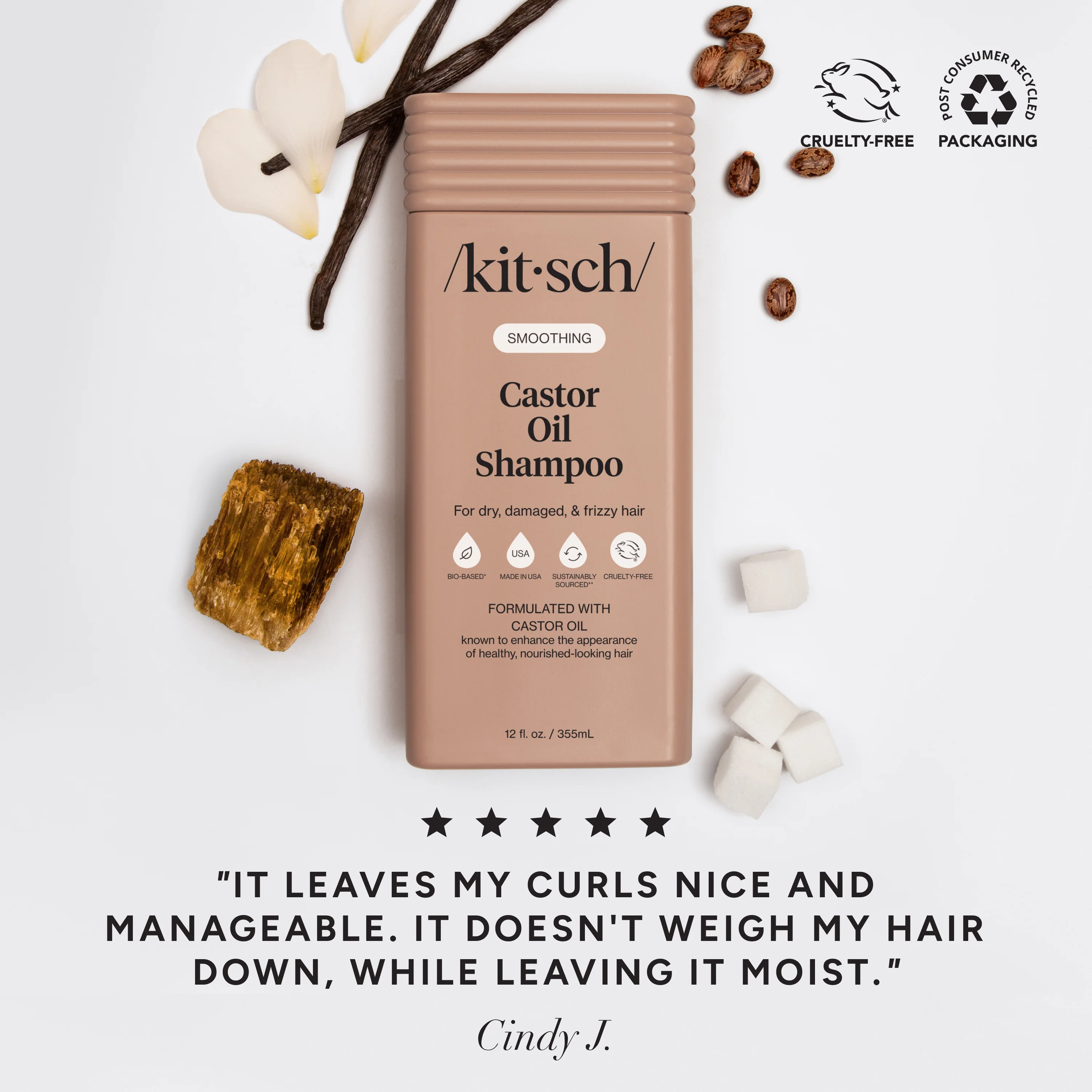Castor Oil Nourishing Shampoo & Conditioner Combo - Image 2