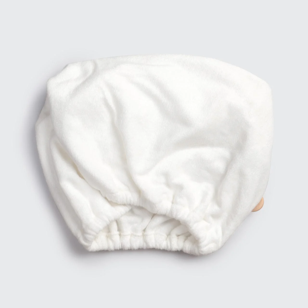 Organic Bamboo Hair Towel - White - Image 2