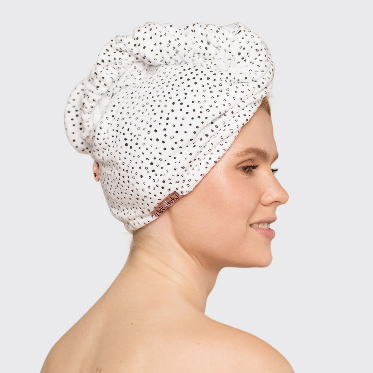 Microfiber Hair Towel - Micro Dot - Image 2