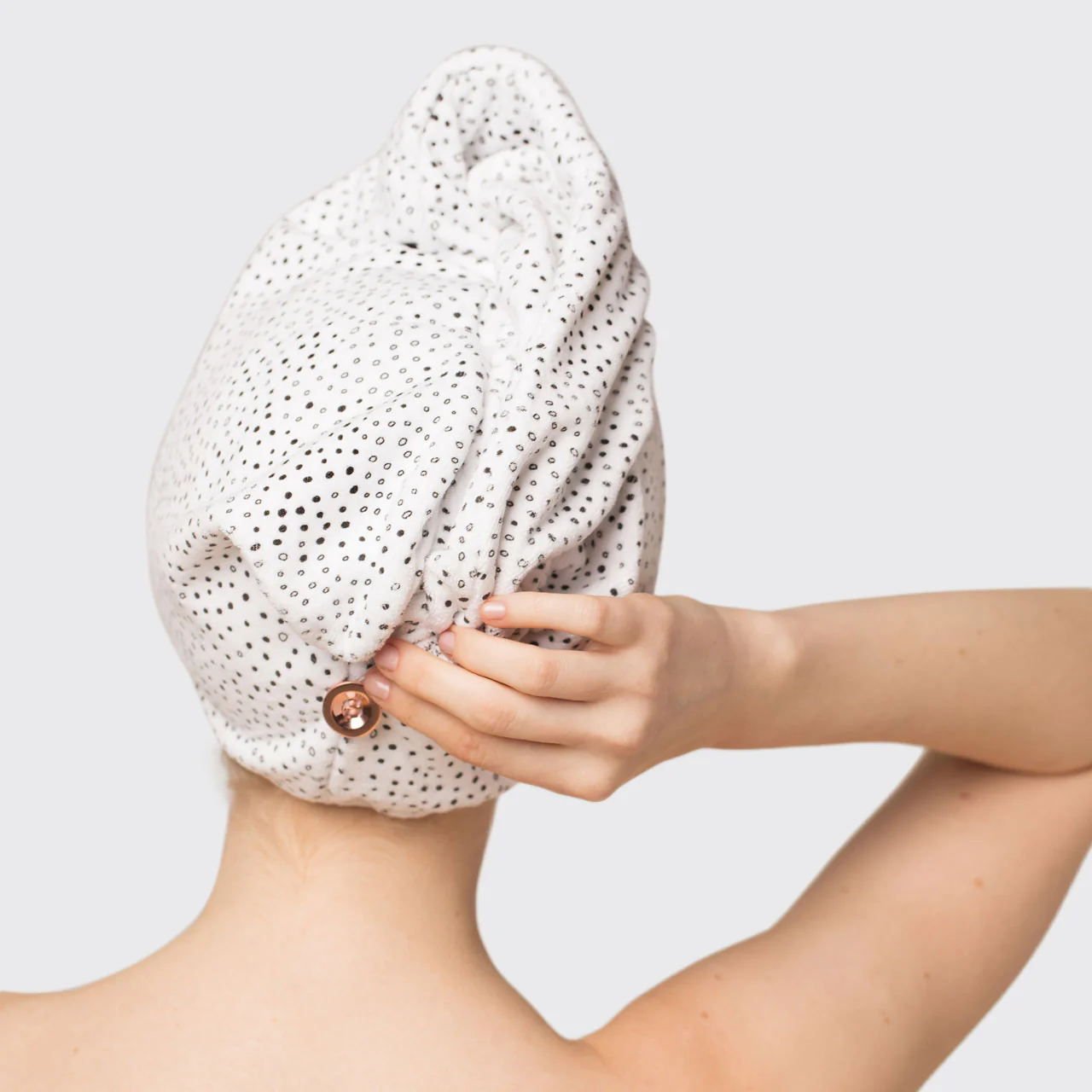 Microfiber Hair Towel - Micro Dot - Image 3