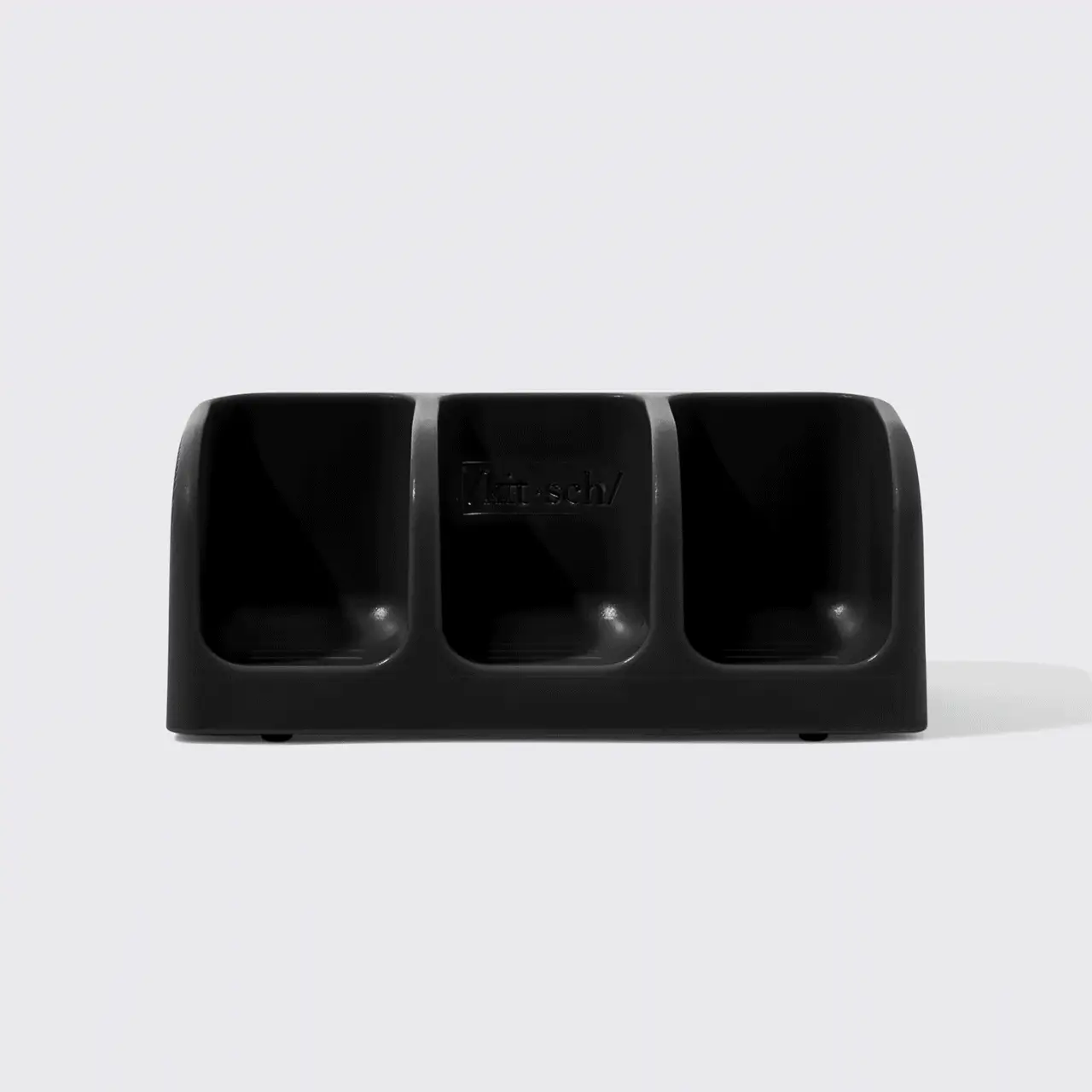 Black Self-Draining Soap Dish - Image 2