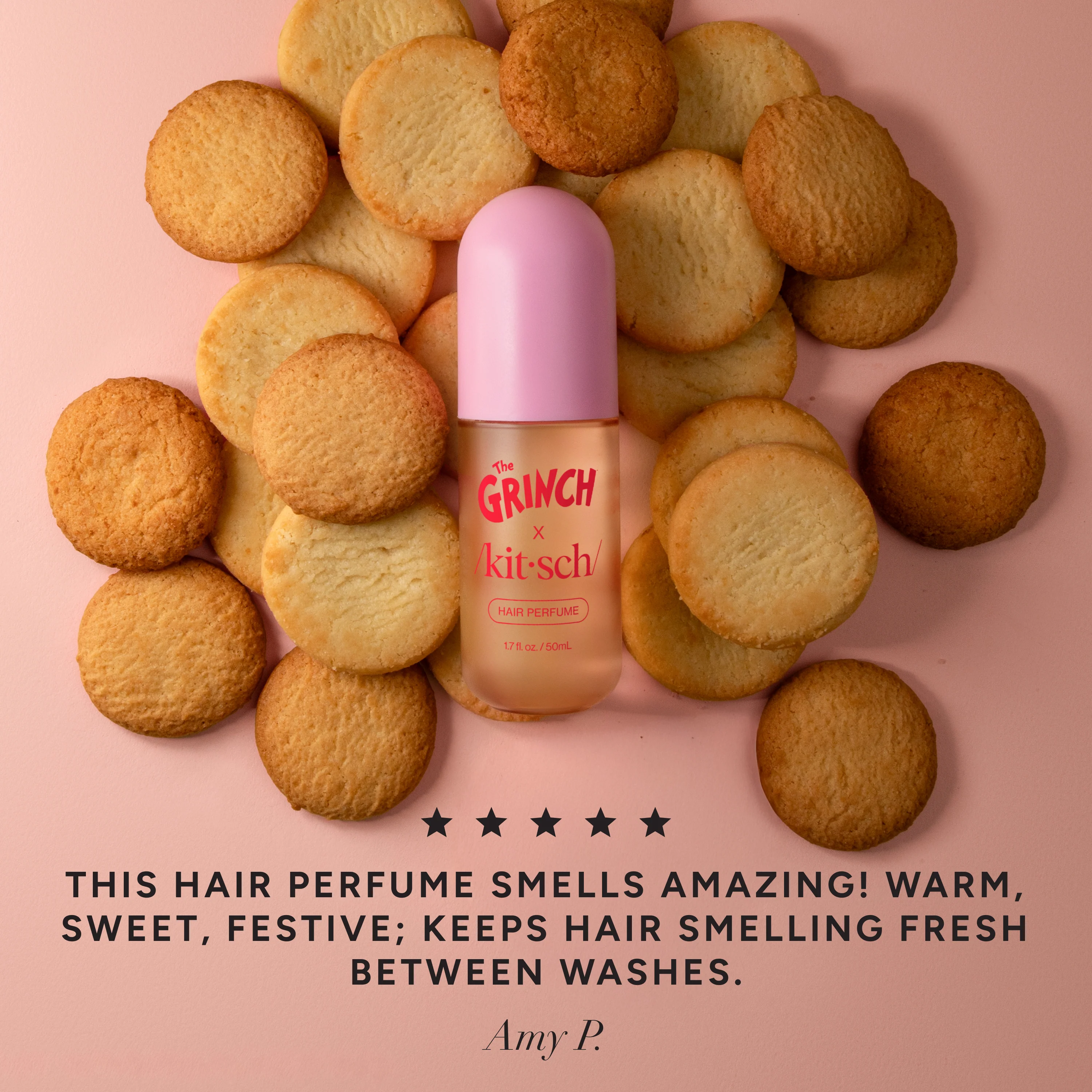 The Grinch x Kitsch Whoville Cookies Hair Perfume - Image 2