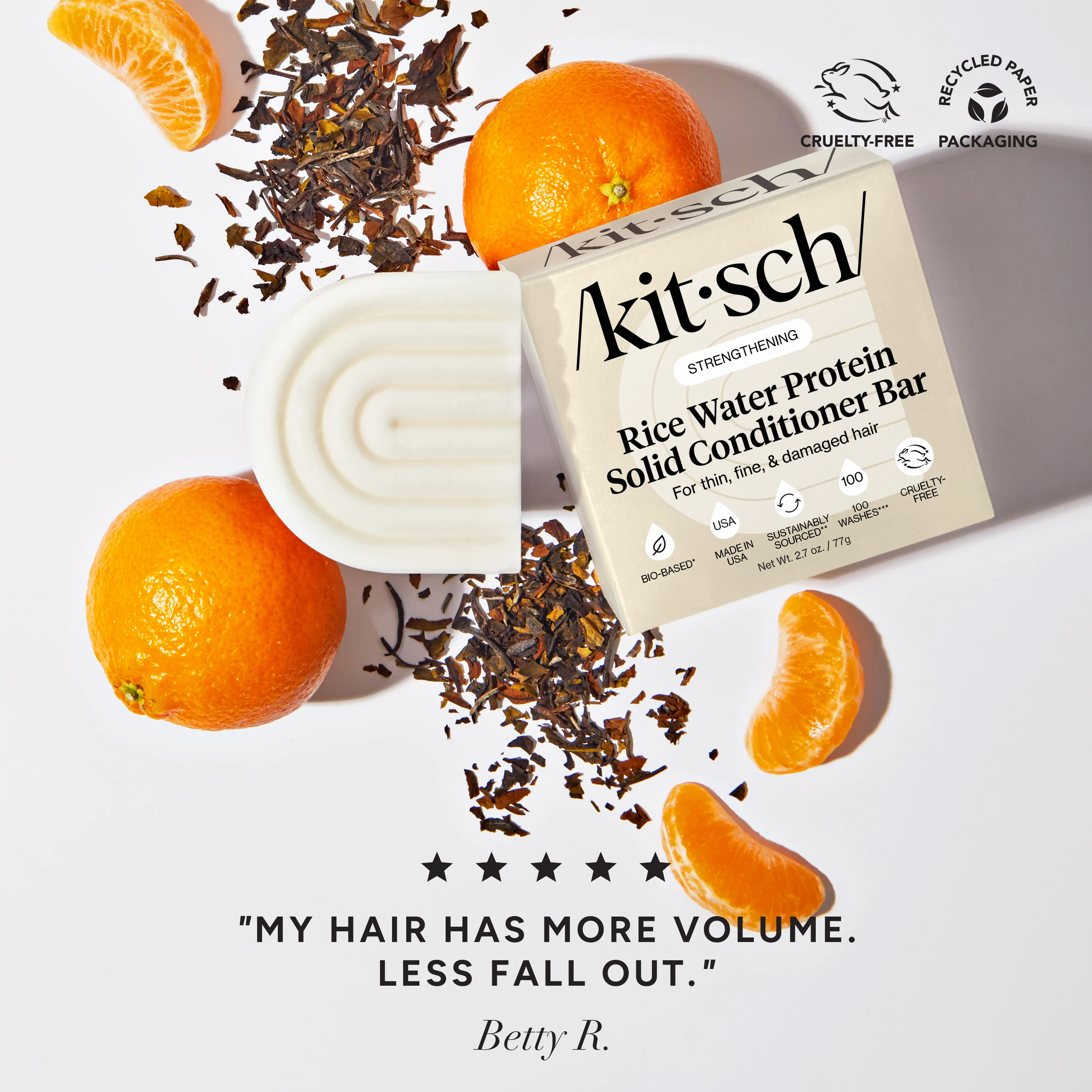 Rice Water Shampoo & Conditioner Bar Combo for Hair Growth - Image 4